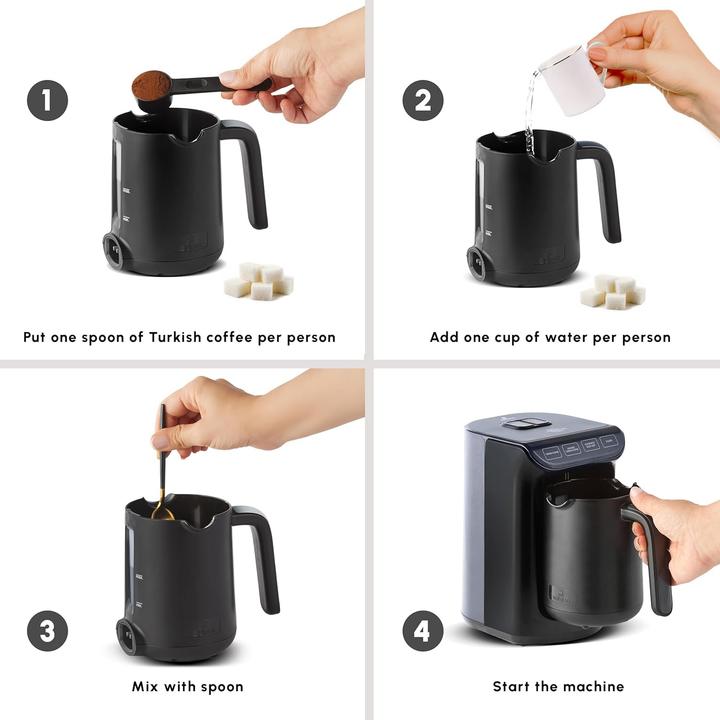 Immagine prodotto Karaca Hat?r Roast Caffettiera turca nera