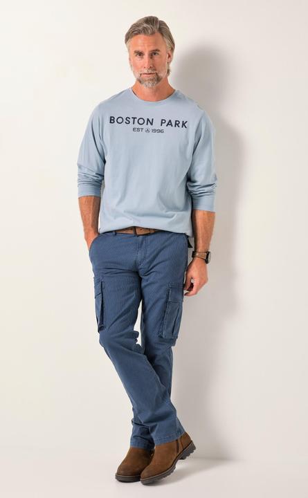 Produktbild Boston Park Cargohose Bauchfit, Regular Fit, Streifen, Regular Fit, bis 36/72 (70)