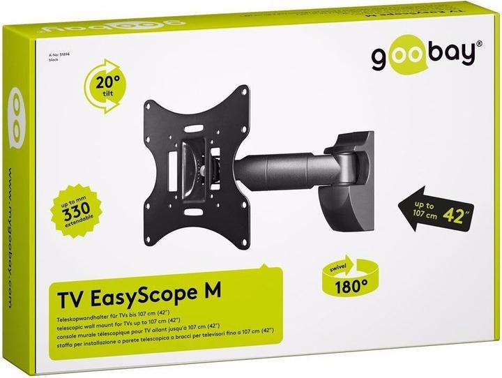 Produktbild Goobay EasyScope M (Wand, 42", 30 kg)