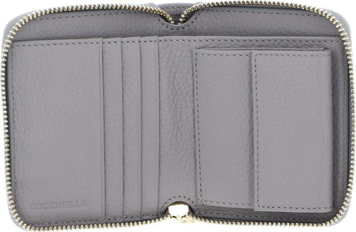 Actual product image Coccinelle Metallic Soft Leather Zip Around Wallet