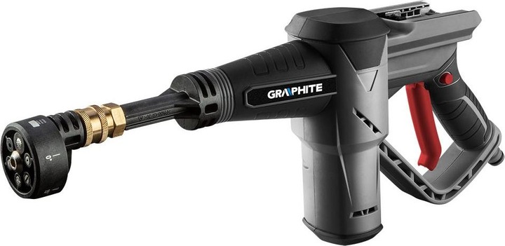 Immagine prodotto Graphite Lavatrice da giardino a batteria Energy + 18V Li-lon, pressione massima 24 bar, senza batteria (Batteria ricaricabile)