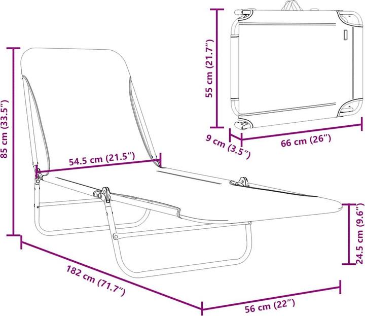 Actual product image vidaXL Melonie (182 cm)