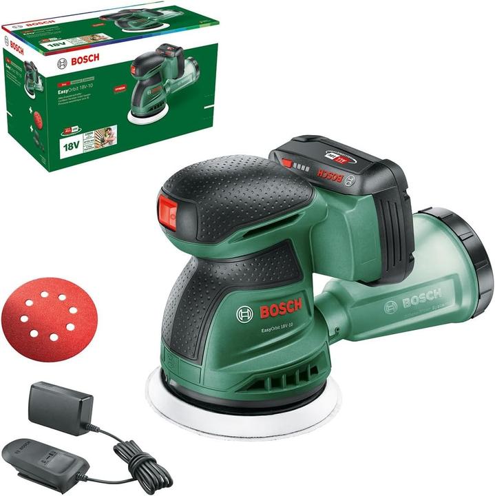 Actual product image Bosch Home & Garden Exzenterschleifer EasyOrbit 18V-10, 1x2,0Ah (Eccentric grinder)