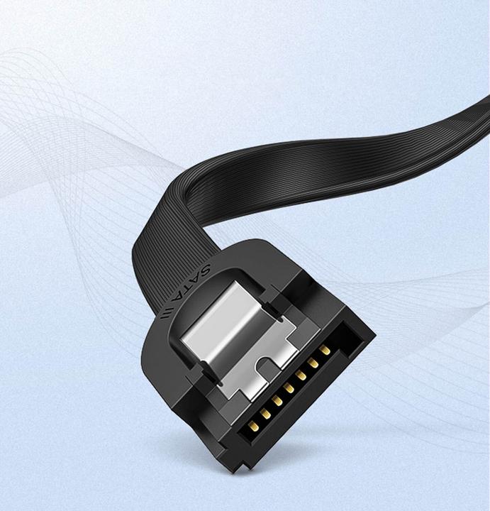 Actual product image Ugreen SATA 3.0 cable angled 90-degree