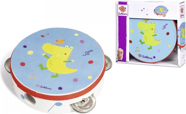Actual product image Eichhorn Music tambourine (English, French, German, Italian)