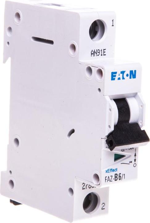 Produktbild Eaton MCB, 6A, B-type, 1Pole, 15kA