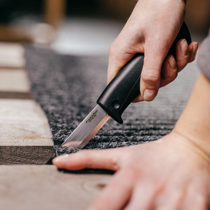 Actual product image Fiskars Builder's peilis with sharpener (9 cm)