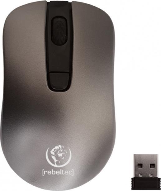Produktbild Rebeltec Mysz bezprzewodowa STAR silver 800/1000/1600 DPI