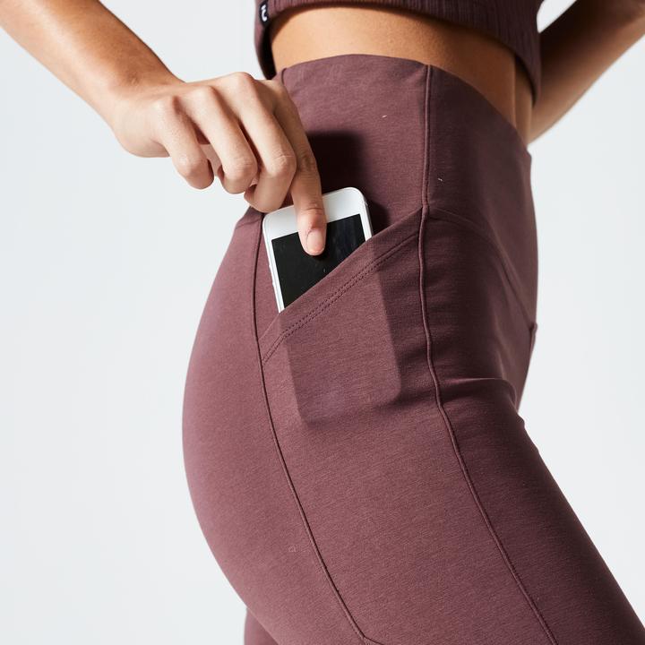 Produktbild Domyos Caprihose Damen figurformend Baumwolle (W26/L30)