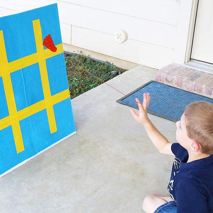 Actual product image I Am Creative Klatschhand Spielzeug 12er Set Klebe Glibber Fensterläufer für Kinder Geburtstag
