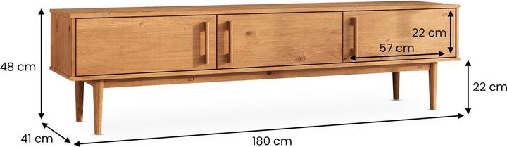 IDIMEX Tecca (180 x 41 x 48 cm)