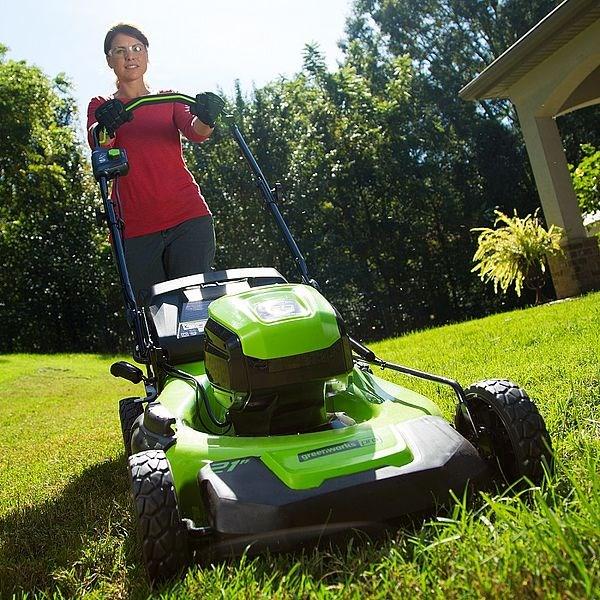 Actual product image Greenworks aGD60LM46HP (Rechargeable battery operated)