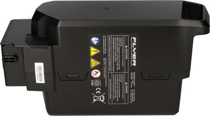 Actual product image Flyer 750Wh E-Bike Battery Panasonic E-Bike Seat Tube Battery STB-750 - 36V 20.1Ah (E-bike battery cover)