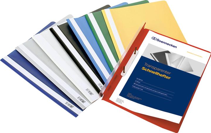 Soennecken Schnellhefter DIN A4 Polypropylen weiss 10 St./Pack. (A4, 1 x)