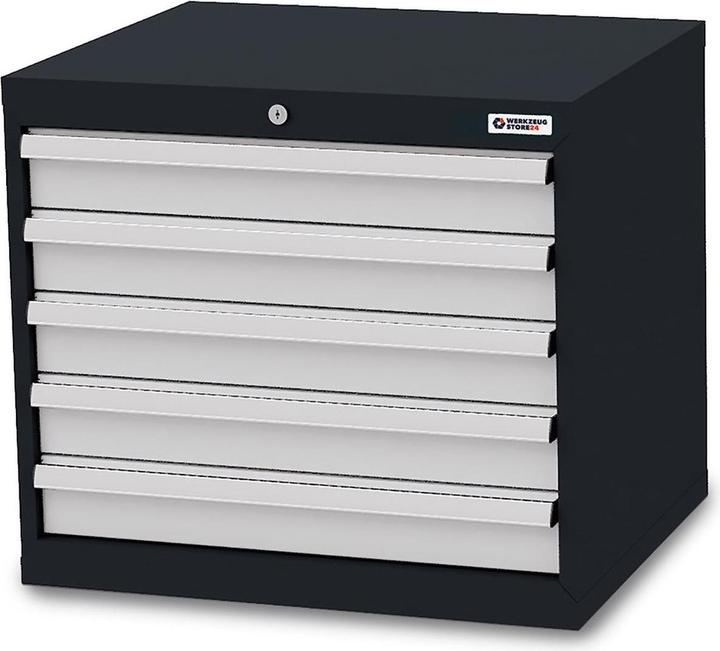 Produktbild Werkzeugstore24 Schubladenschrank Schubladen: 5 x 100 B x T x H 700 x 575 x 620 mm - -100259 (70 cm, 62 cm)