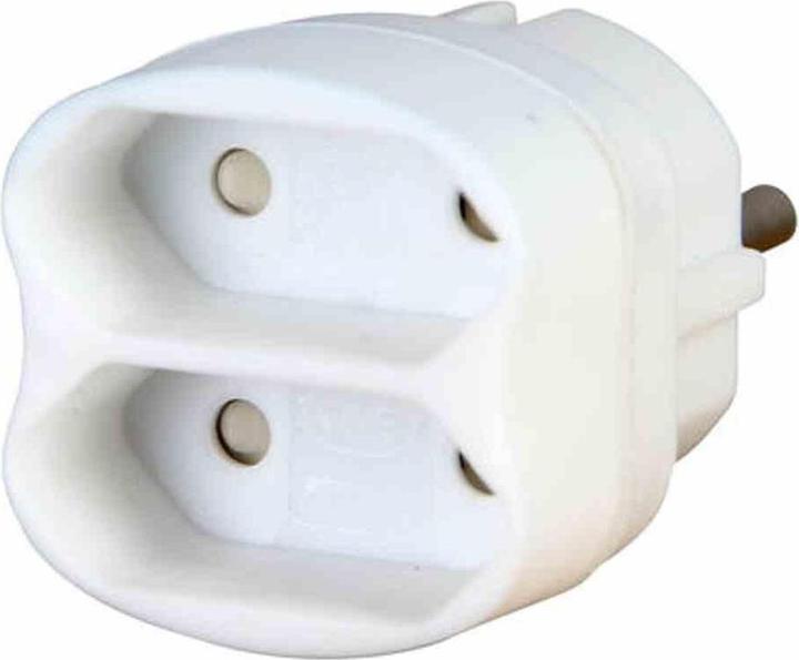 Actual product image Kopp TRAVEL-STAR 2-fold adapter EURO-KOPP (CEE 7/3, 2 x)