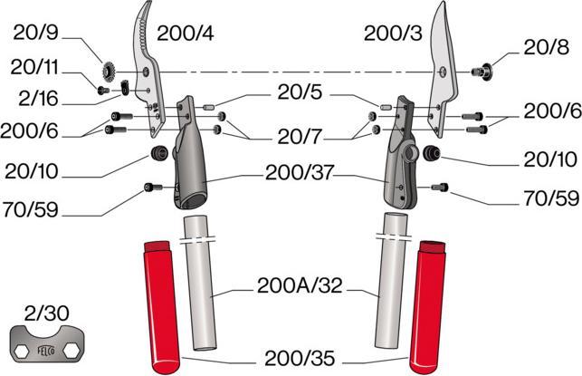Actual product image Felco Two-hand shears