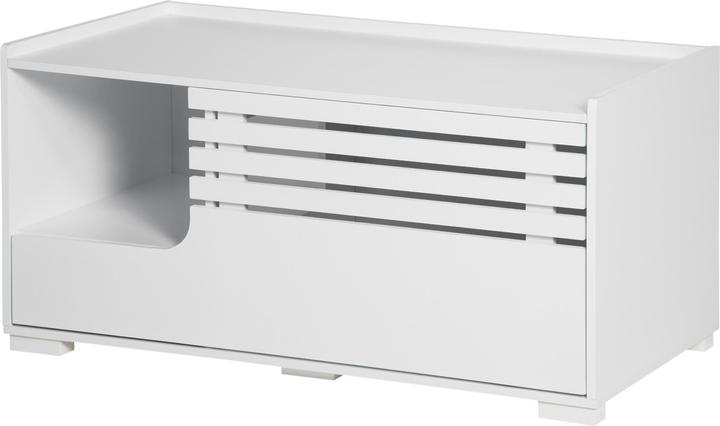 PawHut Katzentoilett mit erhöhtem Boden (Katzenklo geschlossen)