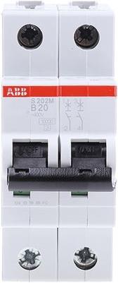 Image du produit ABB Disjoncteur S200 type B 20A 10kA