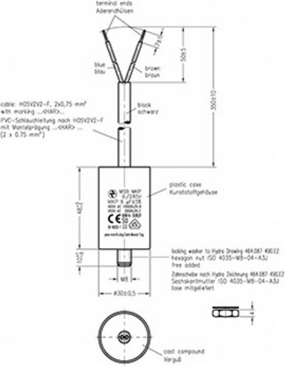 Immagine prodotto Condensatori motore MKP