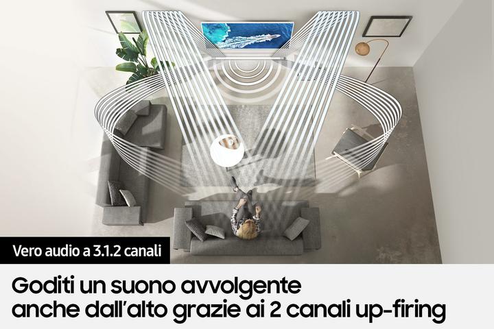 Produktbild Samsung HW-S801B Soundbar Weiss 3.1.2 (3.1.2 Kanal)