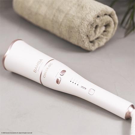 Actual product image Cecotec Automatic Hair Curler Bamba Surfcare 800 Magic Waves Pro with Keratin Coating and Argan Oil Real Ion