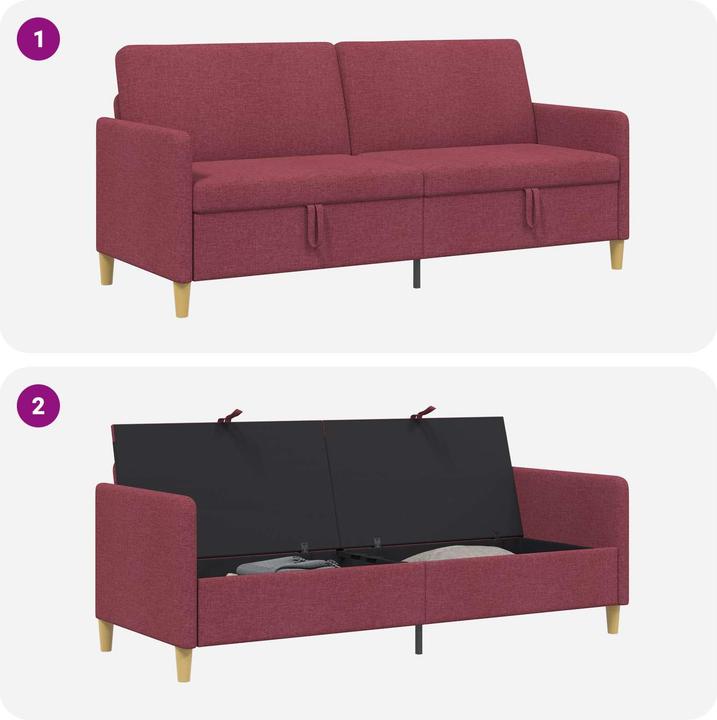 Produktbild vidaXL Modernes Sofa (3-Sitzer)