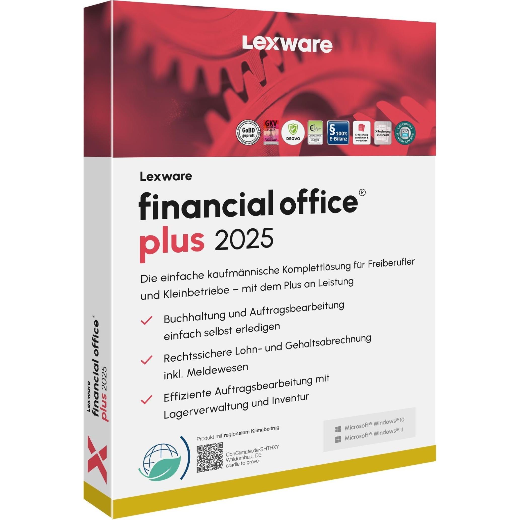 Lexware financial office plus 2025 Jahresversion (365-Tage) für Windows