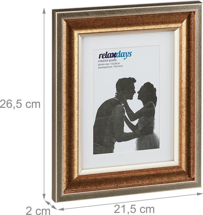 Immagine prodotto Relaxdays 2x cornice per foto (15 x 20 cm)
