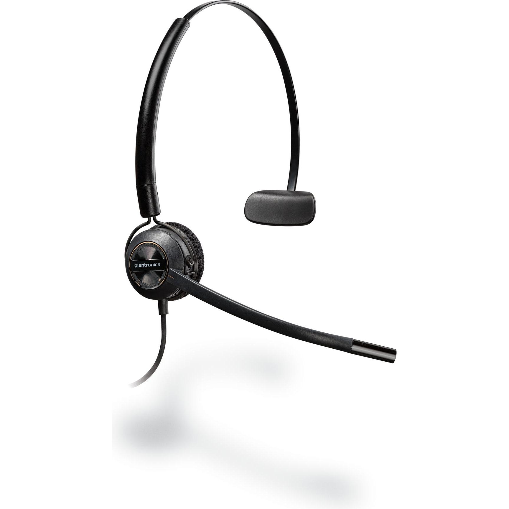 Poly EncorePro HW540 Mono (Kabelgebunden), Office Headset, Schwarz