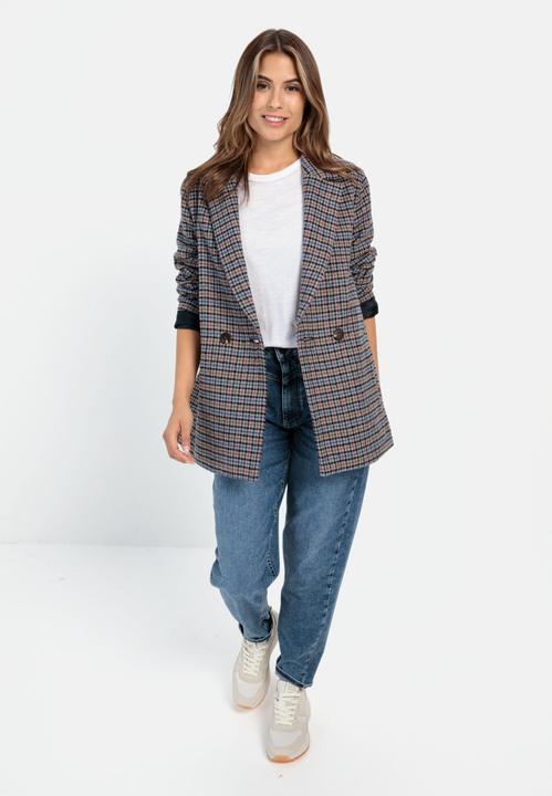 Produktbild Camel Active Oversized Blazer mit kariertem Muster (34)