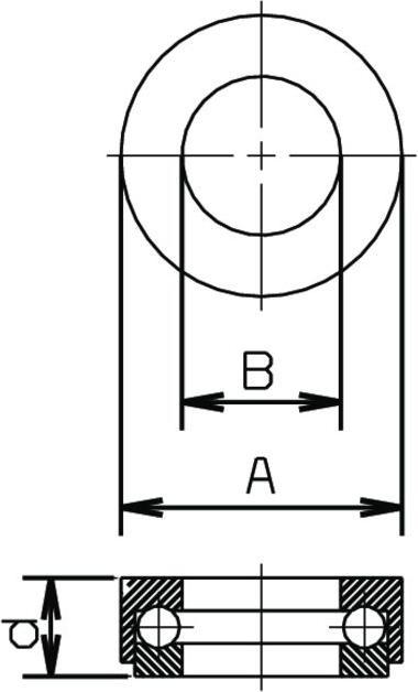 Produktbild Kugellager zu Anschweissbandrolle