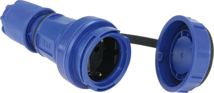 Image du produit PCE 20241-b Prise de courant de sécurité avec couvercle 16A 3p 250V IP66/68 Nautilus
