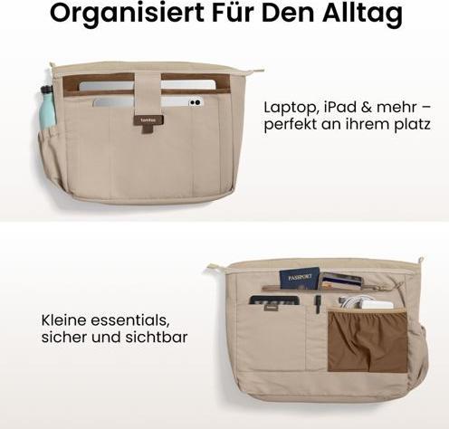 Image du produit tomtoc Terra-T38 Puffy Laptop Tote Bag, 13.5L, beige (16", Universel)
