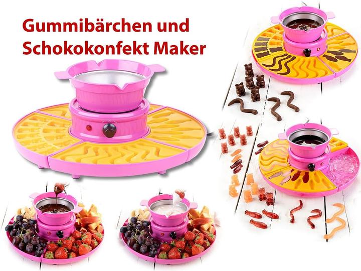 Image du produit Rosenstein & Söhne Gummibärchen- und Schokokonfekt-Maschine Set