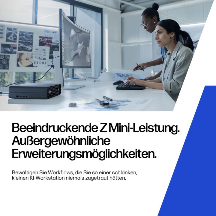 Image du produit HP Z2 Mini G1i A40LTET Core Ultra 7 265 RTX A1000 32GB/1TB SSD Win11 Pro (1000 Go, 32 Go, Intel Core Ultra 7 265)
