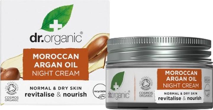 Immagine prodotto Dr. Organic Crema notte all'olio di argan marocchino 50ml (50 ml, Crema notte)