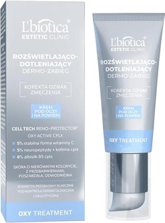 L´Biotica L'Biotica Estetic Clinic Oxy Lightning und Dermo-Eye-Creme und Augencreme, 15 ml (Augenpflege Crème, 15 ml)