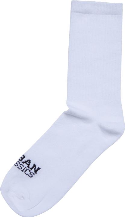 Produktbild Urban Classics Simple Flat Knit Socks 3-Pack white 43-46 (3er Pack)