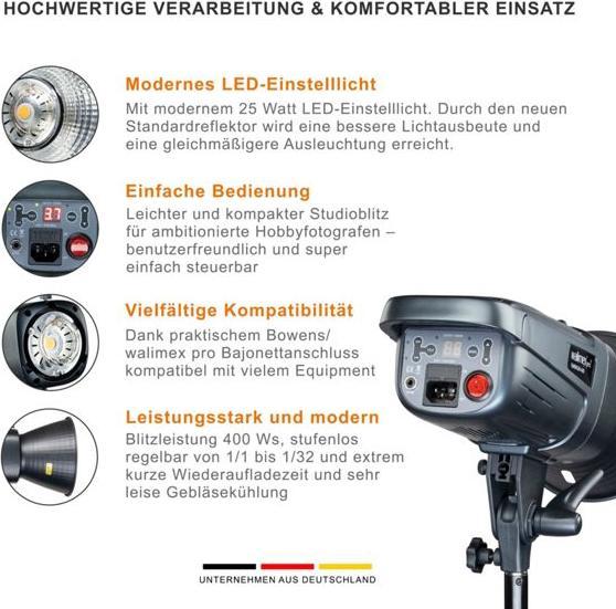 Actual product image Walimex pro Emerger 400 Set Double (400 W, Set)