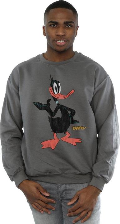 Produktbild Looney Tunes Daffy Duck Distressed Sweatshirt (S)