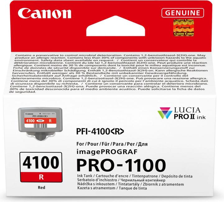 Energie-Label Canon PFI-4100R (R)