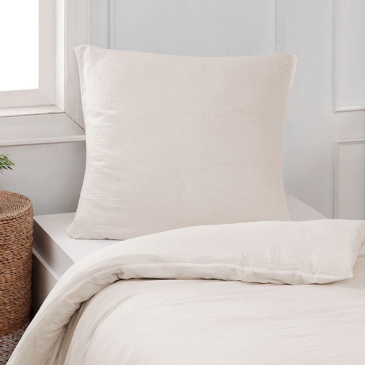 Actual product image Traumschlaf Muslin Uni (Duvet cover, 200 x 200 cm, 70 x 90 cm)