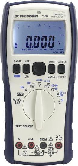 Image du produit BK Precision Multimètre numérique True-RMS avec Bluetooth, IR-USB True-RMS 1kV 10A 100kHz 40MOhm 40000uF (CAT IV 600V, CAT III 1000V)