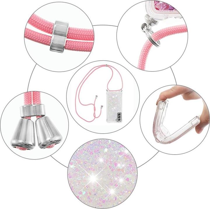 Produktbild Cover-Discount Galaxy S21 FE - Hülle mit Umhängeband weiss