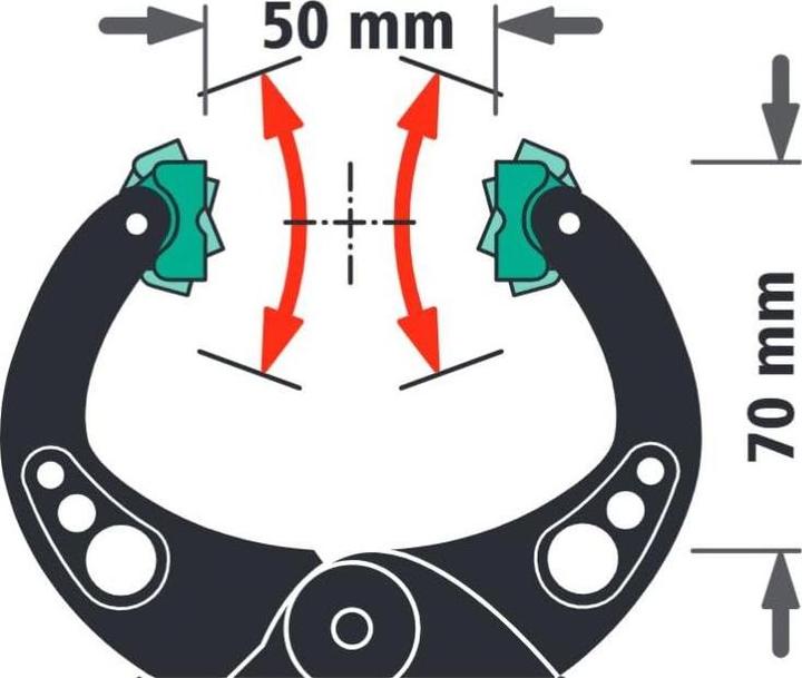 Immagine prodotto wolfcraft 1 FZR - Morsetto a cricchetto 50 mm (50 mm)