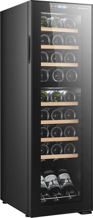 Melchioni Vermentino 27 C Dualer Weinkeller mit Kompressor Kostenlose Installation Schwarz 27 Flaschen