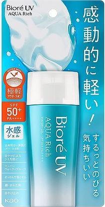 Biore Gel acquoso ricco di acqua (Gel solare, SPF 50+, 70 ml)