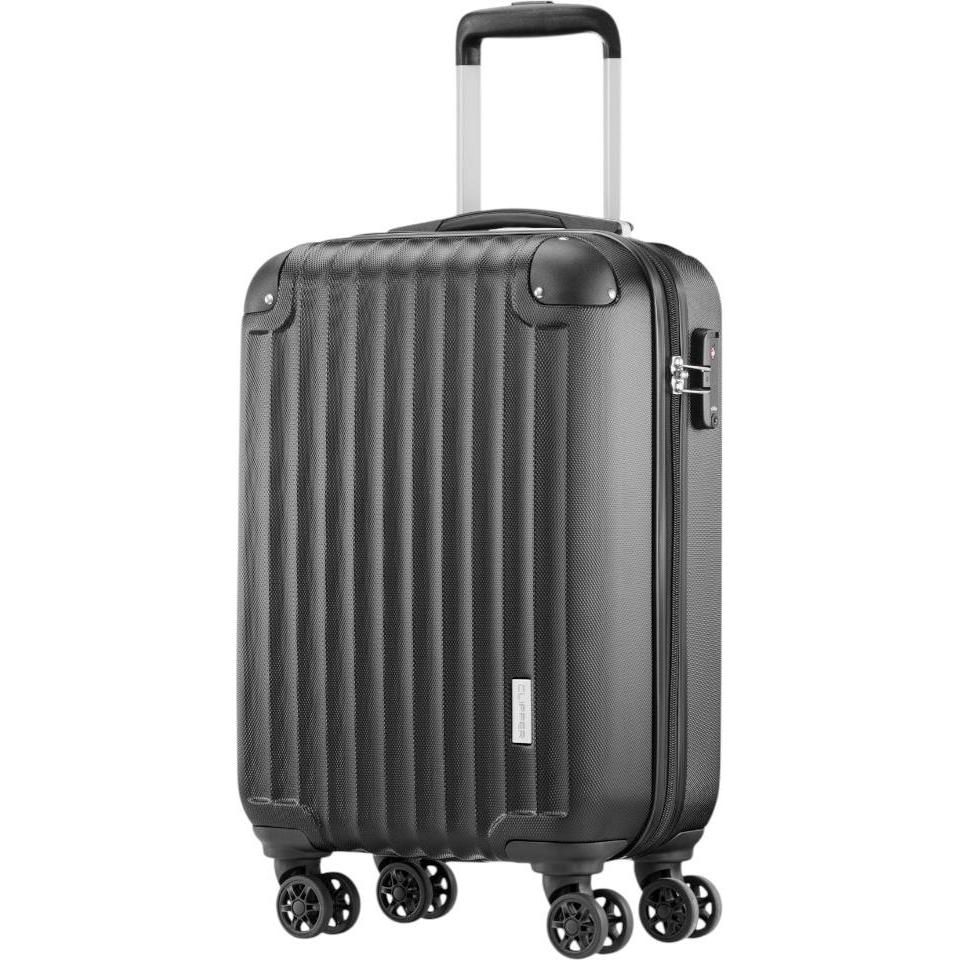Clipper, Valigia, Toronto, Cabin-Trolley S, schwarz, Nero, (42 l)