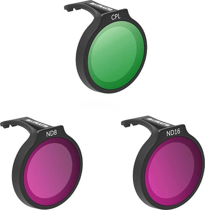 Sunnylife set of three filters for DJI Neo CPL+ND8+ND16 (Drone filters, DJI Neo)